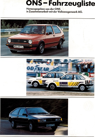 ONS-Fahrzeugliste Gruppe G 1985