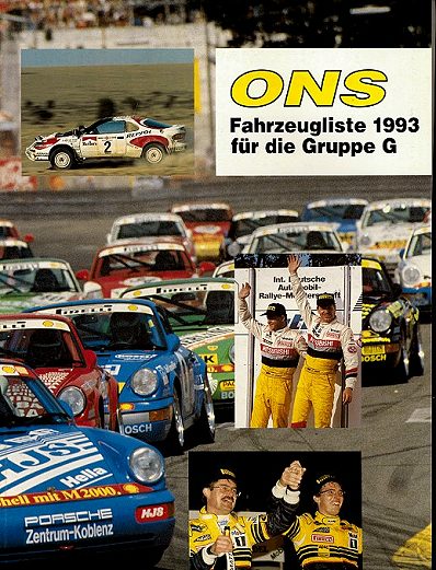 ONS-Fahrzeugliste Gruppe G 1993
