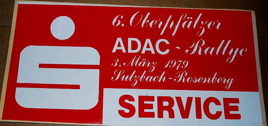 Oberpfalz-Rallye-Schild 1979